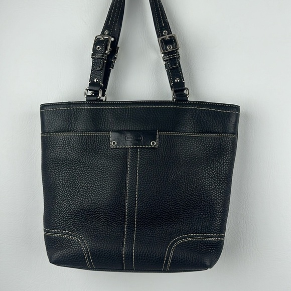 Vintage Coach Hamilton Shoulder Tote Bag - Picture 1 of 9